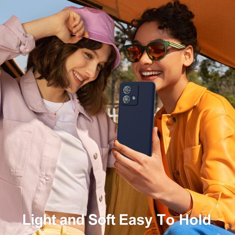 For Motorola Edge 40 Neo Shockproof Silicone Magsafe Phone Case(Navy Blue) - free shipping - PMC TechLife - Order now!