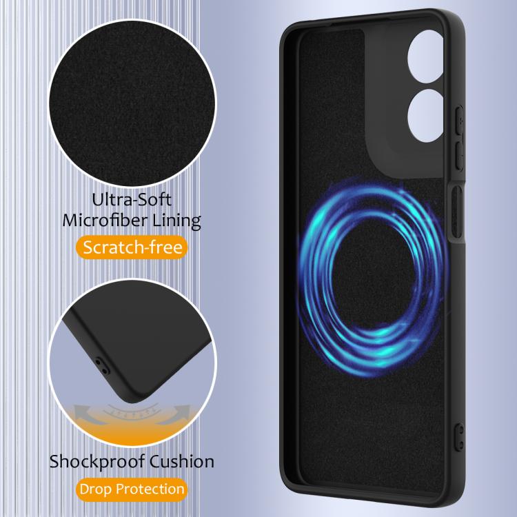 For Motorola Moto G04 / G04s / E14 4G Shockproof Silicone Magsafe Phone Case(Black) - free shipping - PMC TechLife - Order now!