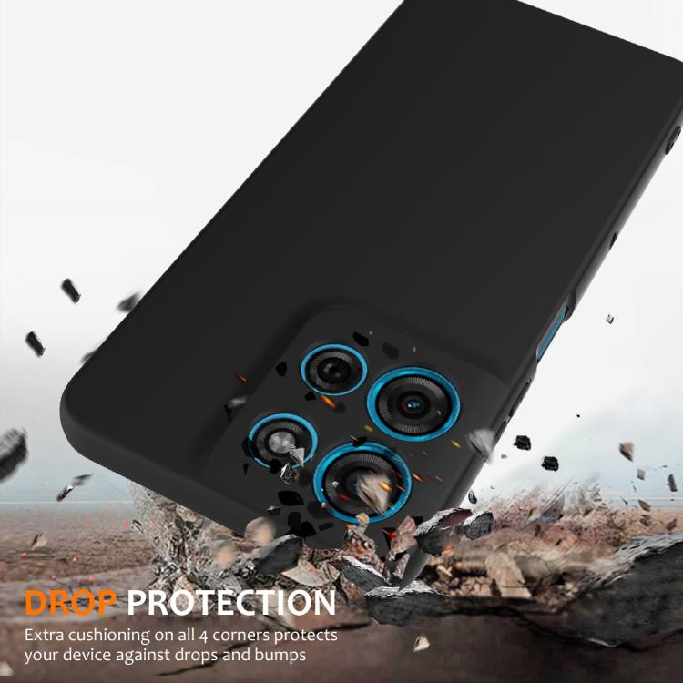 For Motorola Moto G56 5G Shockproof Silicone Magsafe Phone Case(Black) - free shipping - PMC TechLife - Order now!