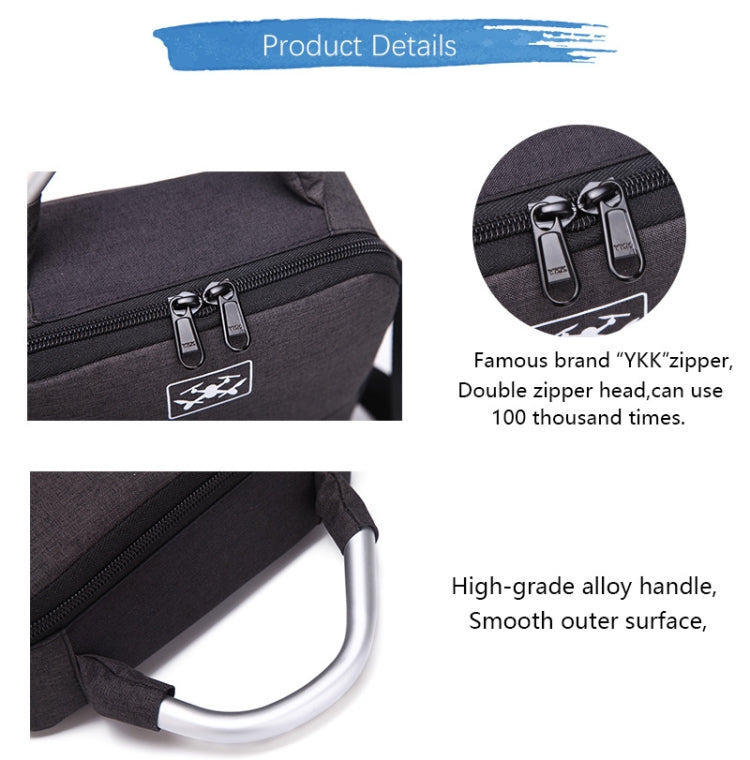 For DJI Mavic Air 2 Waterproof Drone Shoulder Storage Bag Protective Box(Black) - Carry Cases & Bags by PMC Jewellery | Online Shopping South Africa | PMC Jewellery | Buy Now Pay Later Mobicred