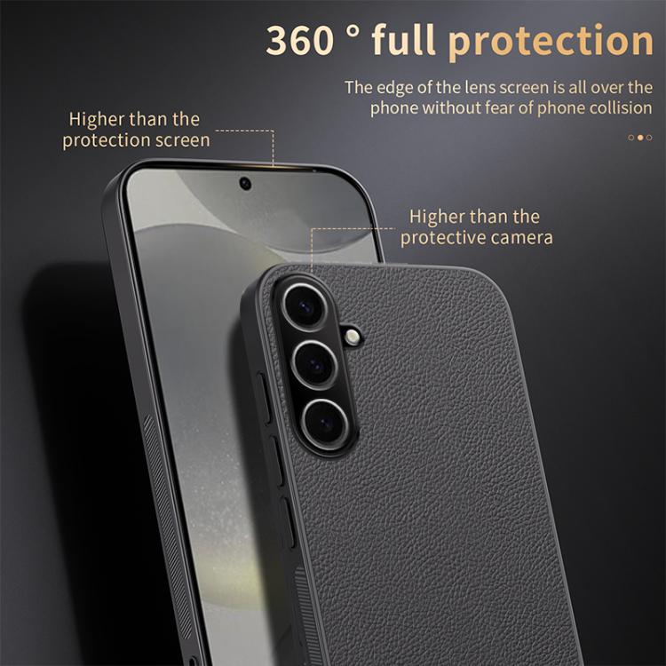 For Samsung Galaxy S25 5G HUIYI Leather Magnetic Phone Case(Brown) - Galaxy S25 5G Cases by PMC Jewellery | Online Shopping South Africa | PMC Jewellery | Buy Now Pay Later Mobicred