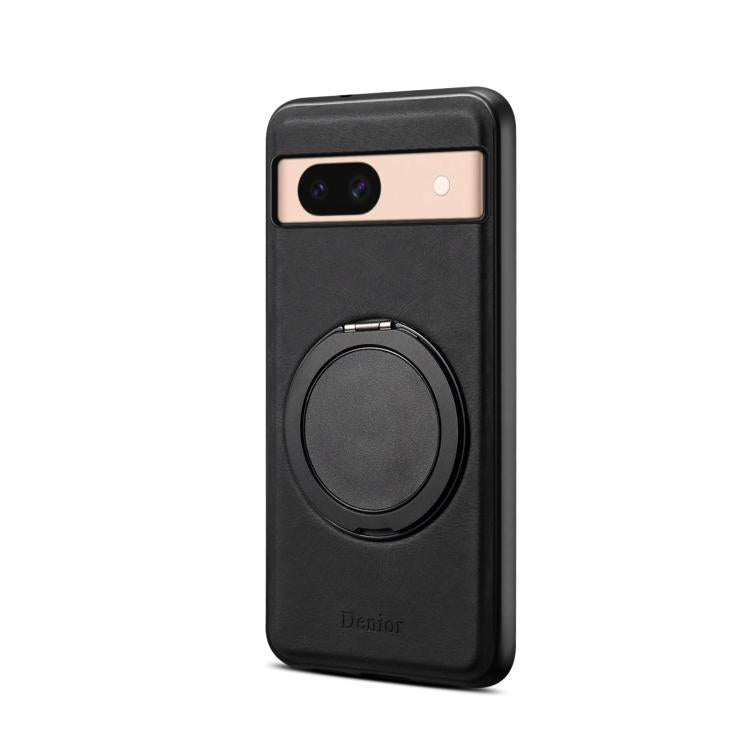 For Google Pixel 8a Denior A14 Skin Feel Rotating Holder MagSafe Phone Case(Black) - free shipping - PMC TechLife - Order now!