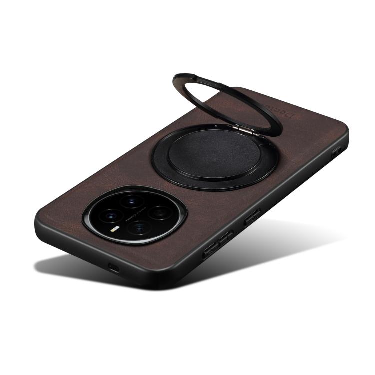 For Honor Magic7 Denior A14 Skin Feel Rotating Holder MagSafe Phone Case(Brown) - free shipping - PMC TechLife - Order now!