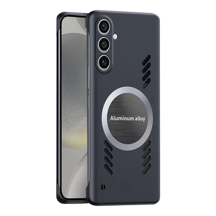 For Samsung Galaxy S24 5G All-inclusive Lens Frameless Graphene Cooling Phone Case(Black) - Galaxy S24 5G Cases by PMc TechLife | Online Shopping South Africa | PMc TechLife | Buy Now Pay Later Mobicred