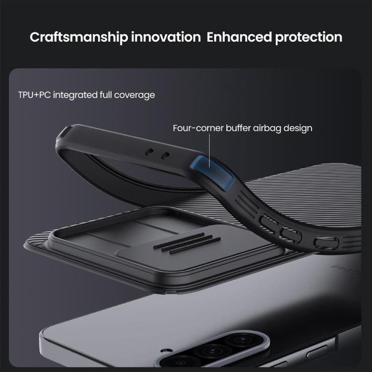 For Samsung Galaxy A36 5G NILLKIN Black Mirror Pro Series Camshield PC Phone Case(Green) - free shipping - PMc TechLife - Order now!