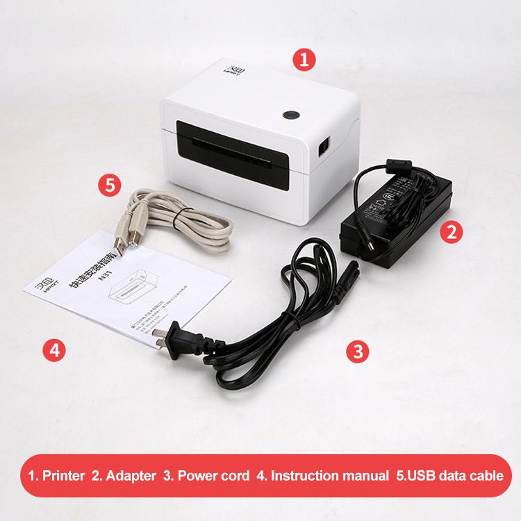 HPRT N31C Computer Version Express Electronic Waybill Printer, Plug:AU Plug(White) - Printer by PMC TechLife | Online Shopping South Africa | PMC TechLife | Buy Now Pay Later Mobicred