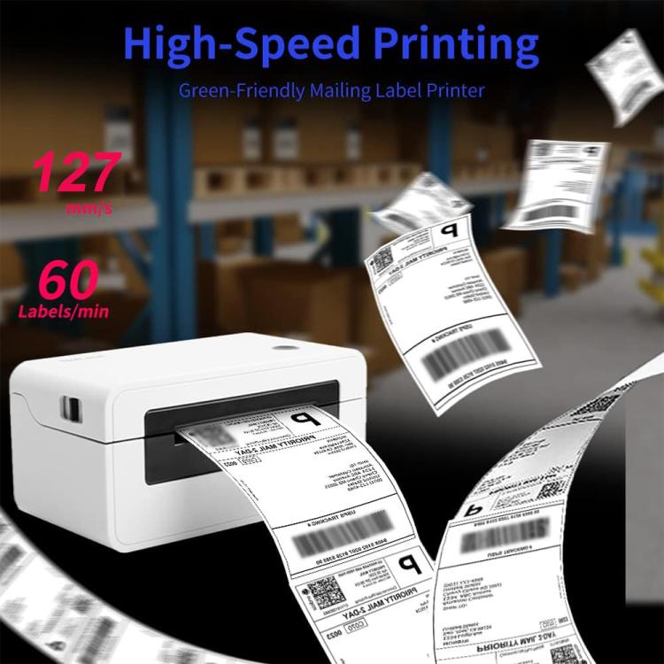 HPRT N41 Computer Version Express Electronic Waybill Printer, Plug:AU Plug(White) - Receipt Printers by PMC TechLife | Online Shopping South Africa | PMC TechLife | Buy Now Pay Later Mobicred