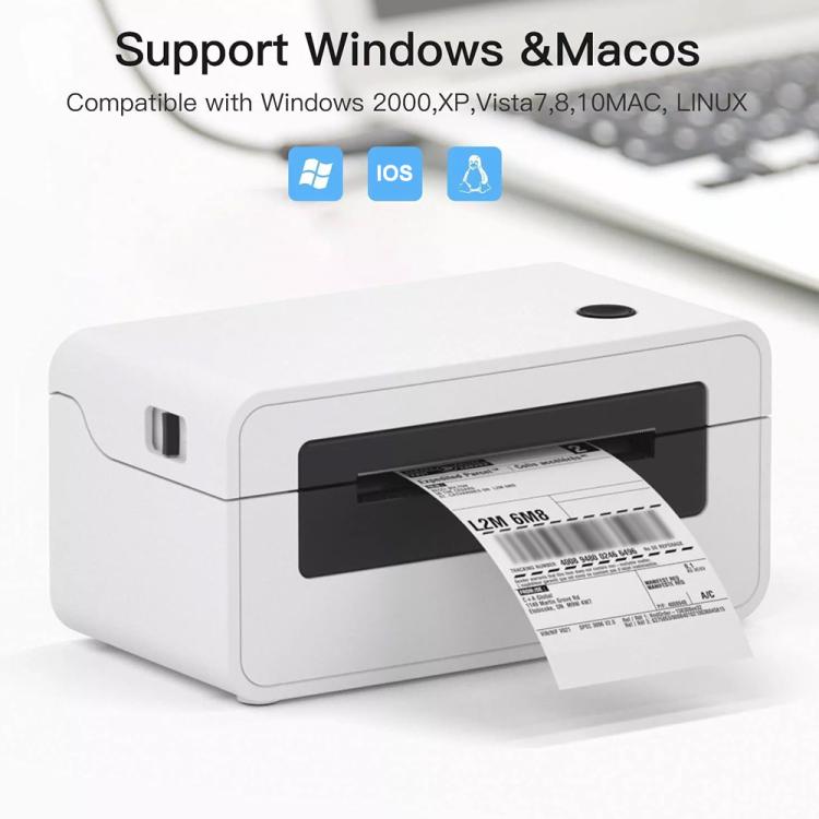 HPRT N41 Bluetooth Version Express Electronic Waybill Printer, Plug:UK Plug(White) - Receipt Printers by PMC TechLife | Online Shopping South Africa | PMC TechLife | Buy Now Pay Later Mobicred