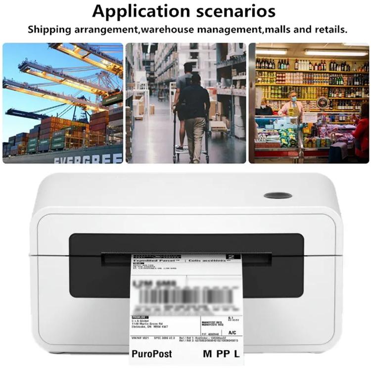 HPRT N41 Bluetooth Version Express Electronic Waybill Printer, Plug:UK Plug(White) - Receipt Printers by PMC TechLife | Online Shopping South Africa | PMC TechLife | Buy Now Pay Later Mobicred