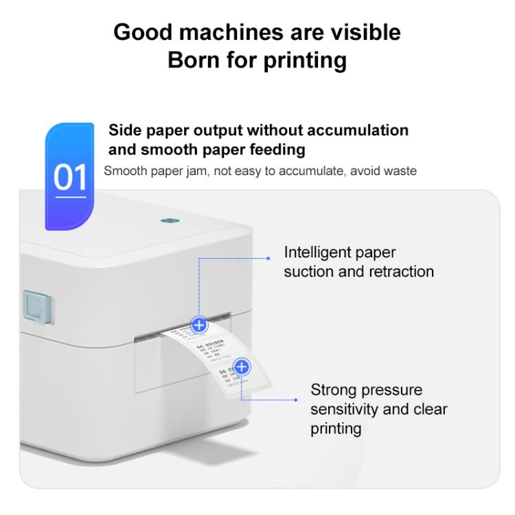 HPRT D35 Computer Version Express Electronic Waybill Printer, Plug:AU Plug(White) - Printer by PMC TechLife | Online Shopping South Africa | PMC TechLife | Buy Now Pay Later Mobicred