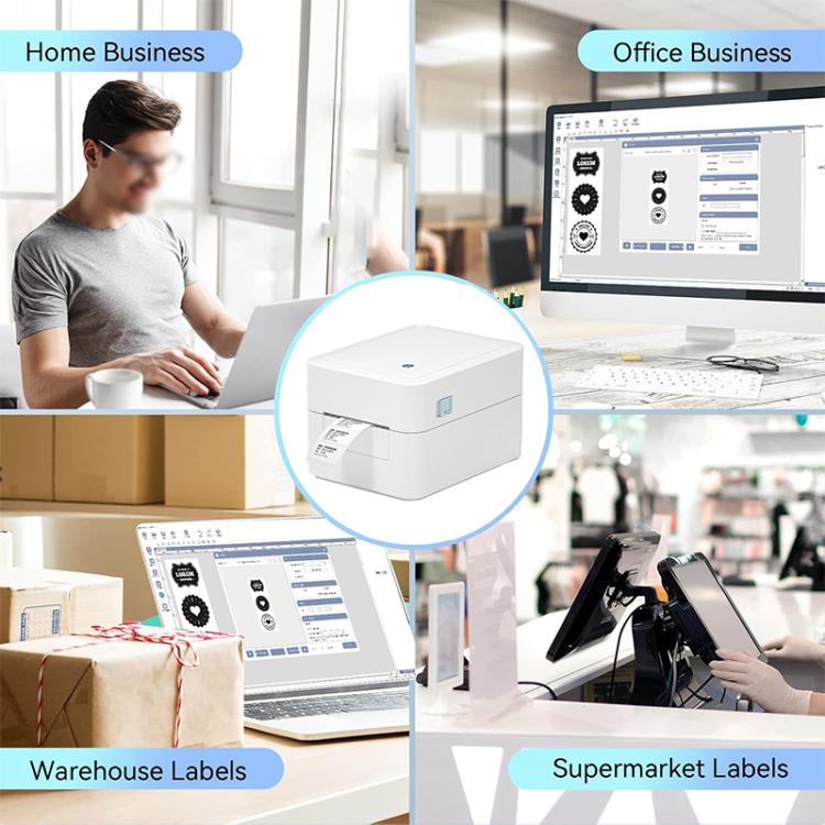 HPRT D35 Computer Version Express Electronic Waybill Printer, Plug:US Plug(White) - Receipt Printers by PMC TechLife | Online Shopping South Africa | PMC TechLife | Buy Now Pay Later Mobicred