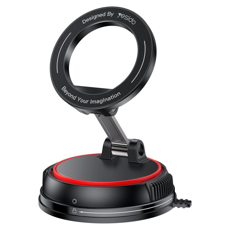 Yesido C219 Suction Cup Car MagSafe Magnetic Mobile Phone Holder(Black) - Universal Car Holders by Yesido | Online Shopping South Africa | PMc TechLife | Buy Now Pay Later Mobicred