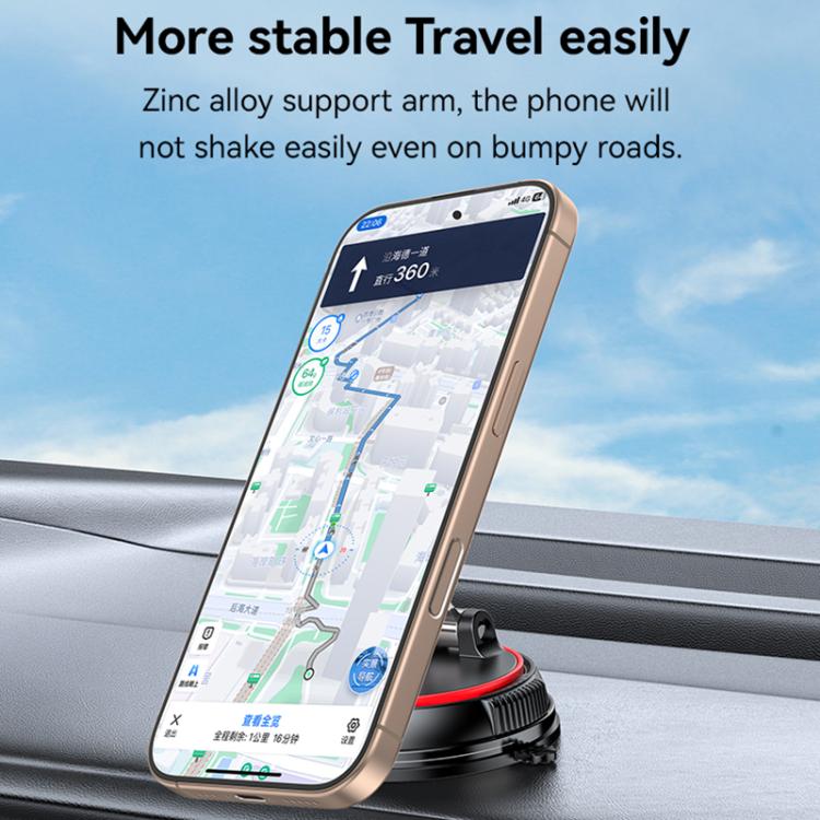 Yesido C219 Suction Cup Car MagSafe Magnetic Mobile Phone Holder(Black) - Universal Car Holders by Yesido | Online Shopping South Africa | PMc TechLife | Buy Now Pay Later Mobicred