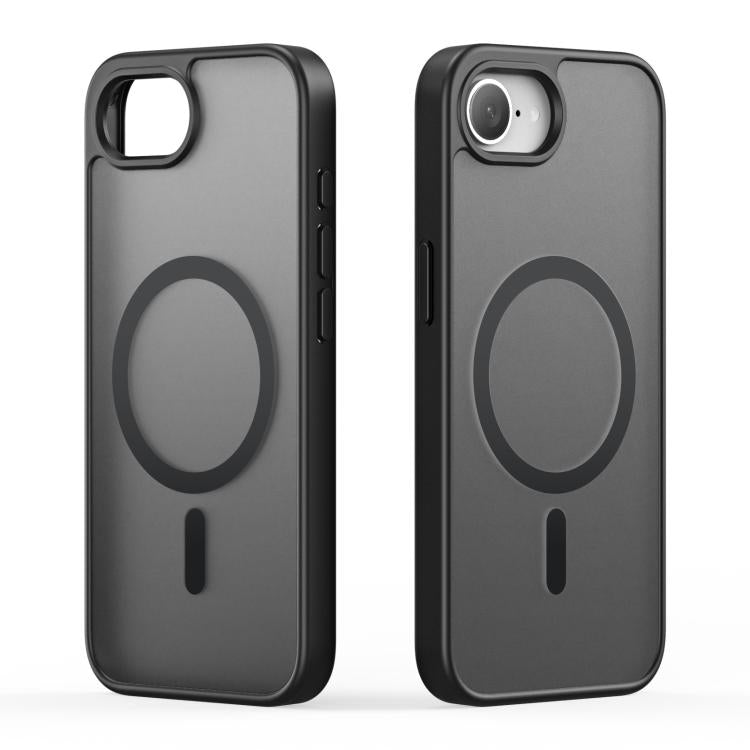 For iPhone 16e DUX DUCIS Yind Series MagSafe TPU Hybrid PC Phone Case(Black) - iPhone 16e Cases by DUX DUCIS | Online Shopping South Africa | PMC TechLife | Buy Now Pay Later Mobicred