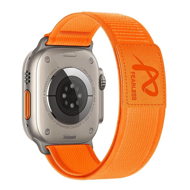 For Apple Watch 42mm / 41mm / 40mm / 38mm Fearless Trail Loop Nylon Band(Orange) - free shipping - PMc TechLife - Order now!