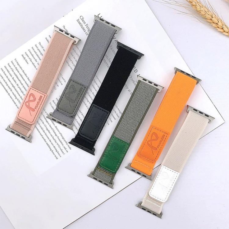 For Apple Watch 42mm / 41mm / 40mm / 38mm Fearless Trail Loop Nylon Band(Black) - free shipping - PMc TechLife - Order now!