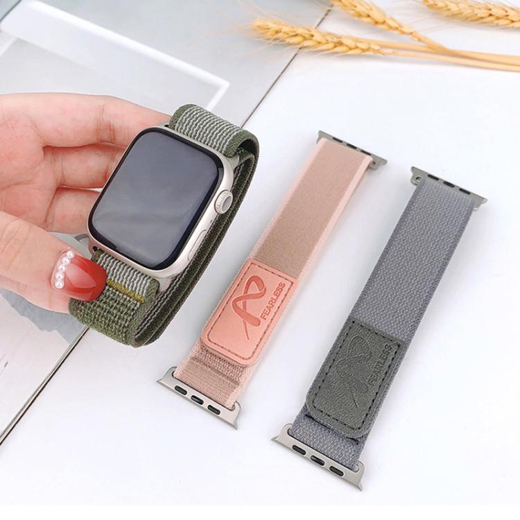 For Apple Watch 42mm / 41mm / 40mm / 38mm Fearless Trail Loop Nylon Band(Black) - free shipping - PMc TechLife - Order now!