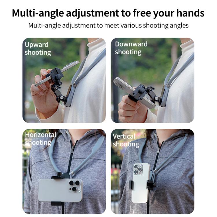 Magnetic Neck Mount Anti-shake Bracket, Type:3 in 1 J-Hook Buckle - free shipping - PMC TechLife - Order now!