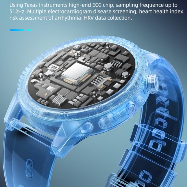 H9 1.43 inch Silicone Strap ECG Smart Watch Supports Bluetooth Calls/Smart Voice Assistant(Black) - free shipping - PMC TechLife - Order now!