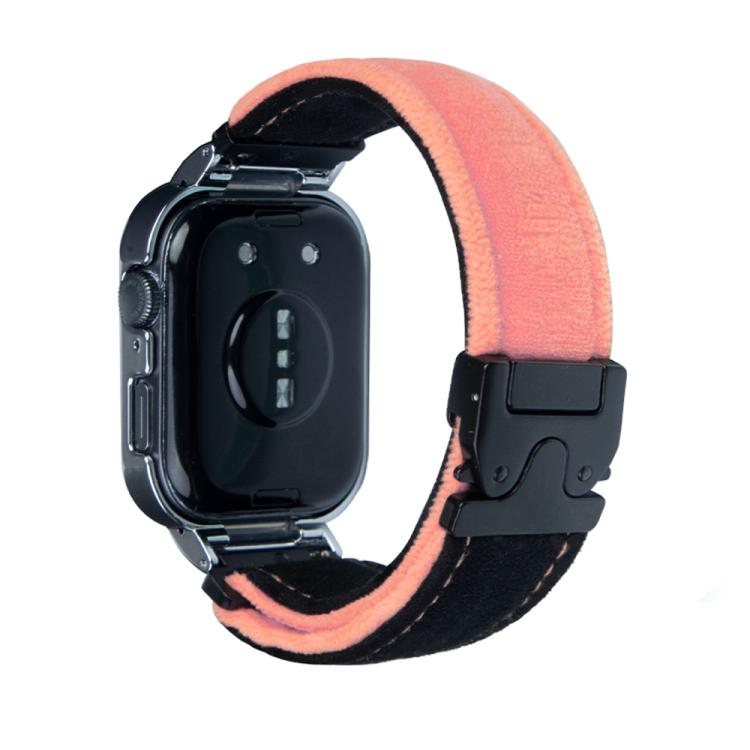 For Huawei Watch Fit3 Brushed Metal Silver Frame Watch Band(Black Peach) - free shipping - PMC TechLife - Order now!