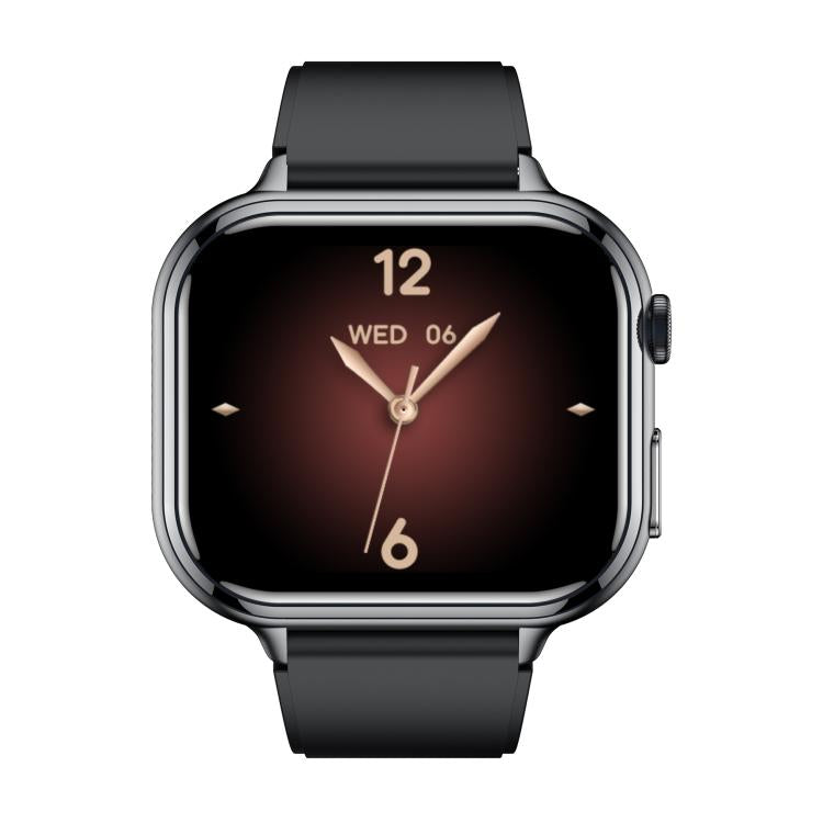 TK17 1.91 inch Horizontal Screen Silicone Strap Smart Watch Supports ECG Electrocardiogram(Black) - free shipping - PMC TechLife - Order now!