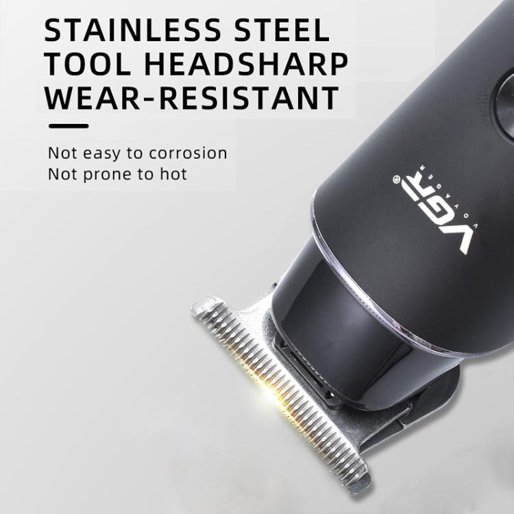 VGR V-937 LED Digital Display Salon USB Electric Hair Clipper(Black) - free shipping - PMC TechLife - Order now!