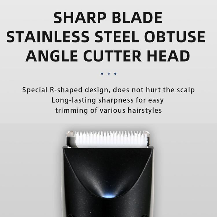 VGR V-951 IPX5 LED Digital Display Portable Light USB Hair Clipper(Black) - free shipping - PMC TechLife - Order now!