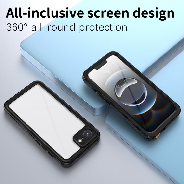 For iPhone 16e RedPepper Waterproof Phone Case(Black) - iPhone 16e Cases by RedPepper | Online Shopping South Africa | PMc TechLife | Buy Now Pay Later Mobicred