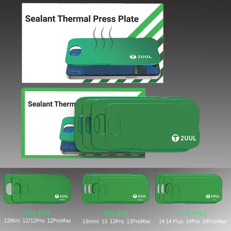 For iPhone 13 Series 2uul Waterproof Adhesive Thermally Conductive Platens - free shipping - PMC TechLife - Order now!