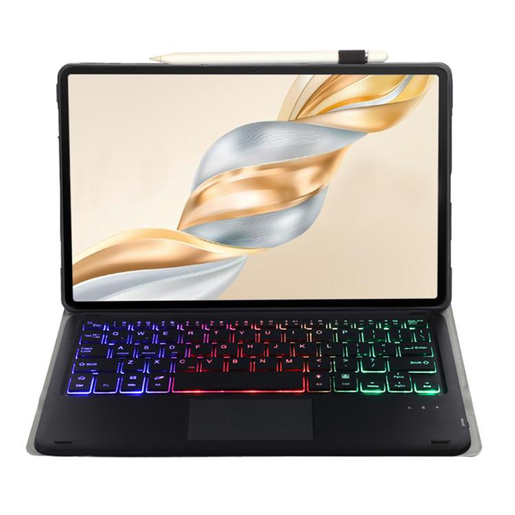 For Honor Pad X9 Pro 11.5 AH28-AS Ultra-thin Detachable Backlight Bluetooth Keyboard Leather Tablet Case with Touchpad(Black) - Others Keyboard by PMC TechLife | Online Shopping South Africa | PMC TechLife | Buy Now Pay Later Mobicred