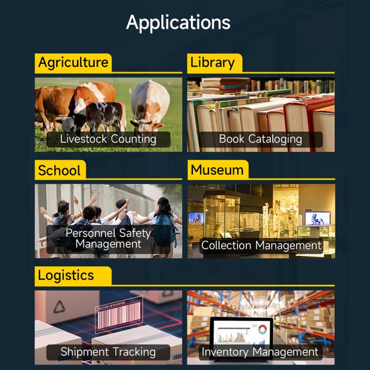 Ulefone Bluetooth 5.2 Portable UHF RFID Tag Reader(Black) - free shipping - PMC TechLife - Order now!