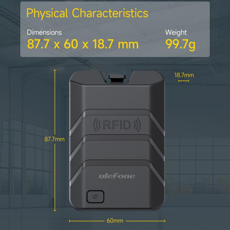 Ulefone Bluetooth 5.2 Portable UHF RFID Tag Reader(Black) - free shipping - PMC TechLife - Order now!