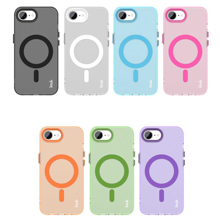 For iPhone 16e IMAK Candy Series Shockproof MagSafe Phone Case(White) - iPhone 16e Cases by imak | Online Shopping South Africa | PMC TechLife | Buy Now Pay Later Mobicred