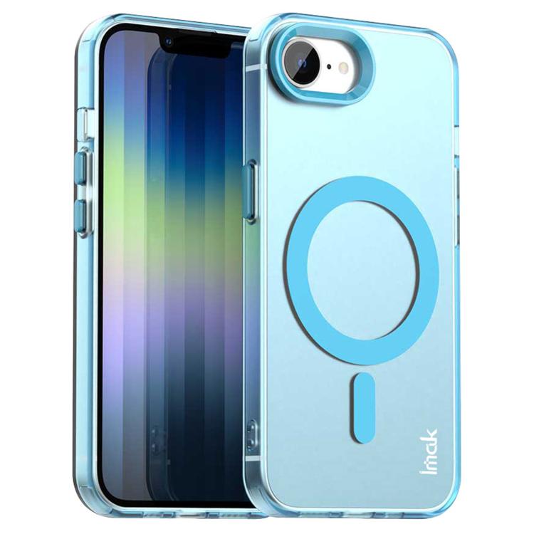 For iPhone 16e IMAK Candy Series Shockproof MagSafe Phone Case(Blue) - free shipping - PMC TechLife - Order now!