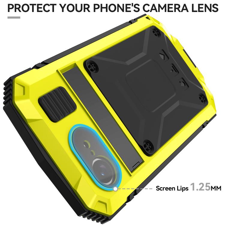 For iPhone 16e IP68 Waterproof Dustproof Shockproof Phone Case(Yellow) - iPhone 16e Cases by PMC TechLife | Online Shopping South Africa | PMC TechLife | Buy Now Pay Later Mobicred