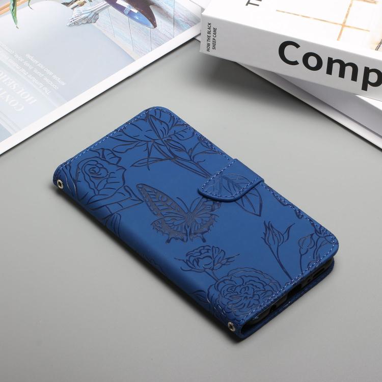 For Tecno Spark 40C Skin Feel Butterfly Embossed Flip Leather Phone Case(Blue) - free shipping - PMC TechLife - Order now!