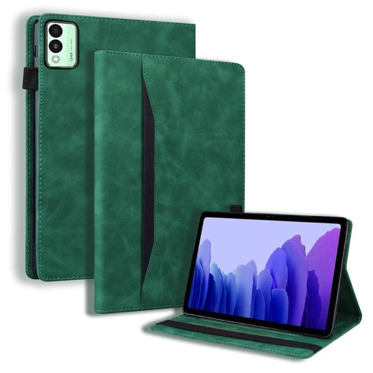 For Tecno Megapad 11 2024 Splicing Shockproof Leather Tablet Case(Green) - Others by PMC Jewellery | Online Shopping South Africa | PMC Jewellery | Buy Now Pay Later Mobicred