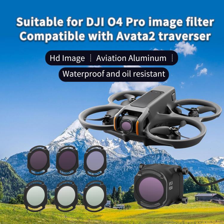 For DJI O4 Air Unit Pro / Avata 2 JSR YB Series Camera Lens Filter, Filter:ND64 - free shipping - PMC TechLife - Order now!