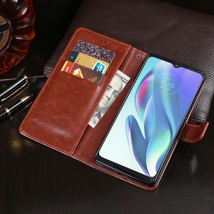 For iPhone 16e idewei Crazy Horse Texture Leather Phone Case(Red) - free shipping - PMc TechLife - Order now!
