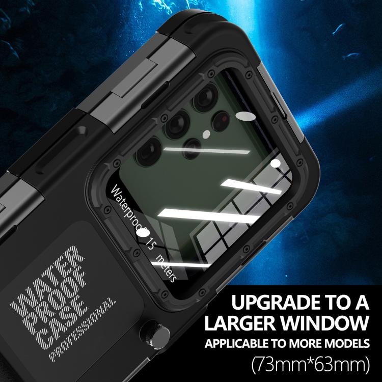 RedPepper 4th Generation Diving Protective Case, Waterproof depth: 15m(Black) - Waterproof Bag by RedPepper | Online Shopping South Africa | PMc TechLife | Buy Now Pay Later Mobicred