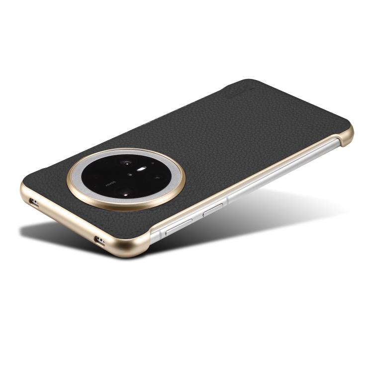 For Huawei Mate 70 Pro Denior A20 Genuine Leather Litchi Texture MagSafe Frameless Phone Case(Black) - free shipping - PMc TechLife - Order now!