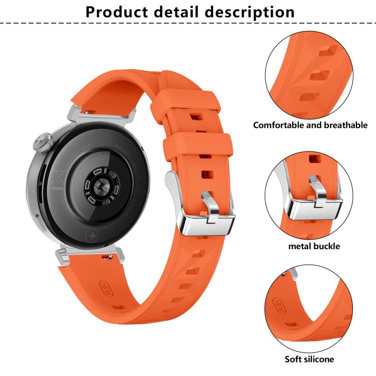 Kalebol 18mm Universal Diamond Embossed Silicone Strap(White) - 18mm Bands by Kalebol | Online Shopping South Africa | PMc TechLife | Buy Now Pay Later Mobicred
