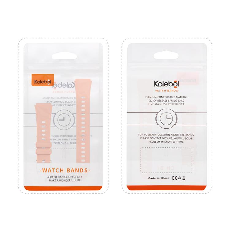 Kalebol 18mm Universal Diamond Embossed Silicone Strap(Light Grey) - free shipping - PMc TechLife - Order now!