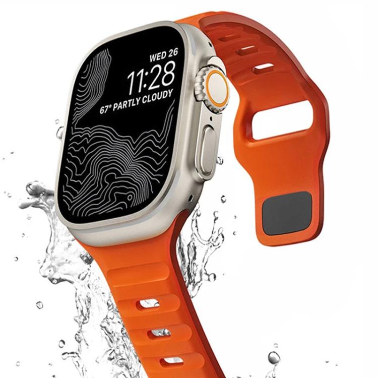 For Apple Watch 46mm / 49mm / 45mm / 44mm Kalebol Sport Silicone Strap(Starlight) - Watch Bands by Kalebol | Online Shopping South Africa | PMC TechLife | Buy Now Pay Later Mobicred