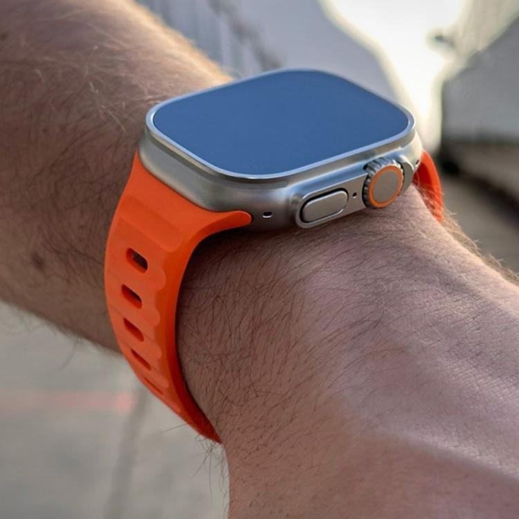 For Apple Watch 42mm / 41mm / 40mm / 38mm Kalebol Sport Silicone Strap(White) - Watch Bands by Kalebol | Online Shopping South Africa | PMC TechLife | Buy Now Pay Later Mobicred