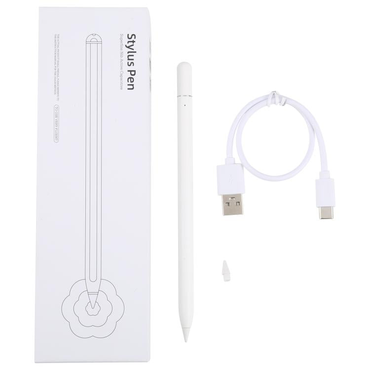 For iPad Series Type-C Magnetic Draw Out Stylus(White) - Stylus Pen by PMc TechLife | Online Shopping South Africa | PMc TechLife | Buy Now Pay Later Mobicred