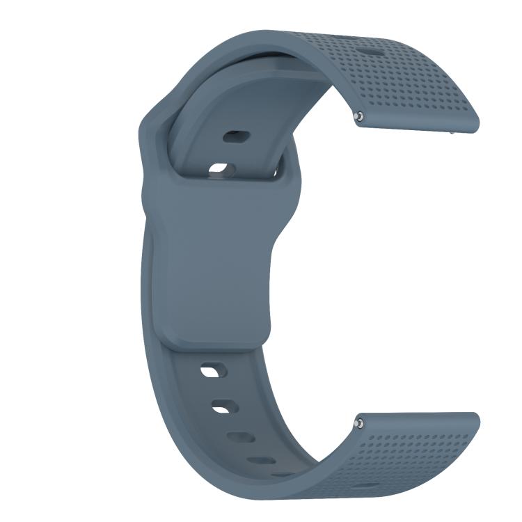 20mm Kalebol Dot Studded Buckle Silicone Watch Band(Navy Blue) - 20mm Bands by Kalebol | Online Shopping South Africa | PMc TechLife | Buy Now Pay Later Mobicred