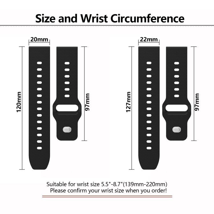 20mm Kalebol Dot Studded Buckle Silicone Watch Band(Navy Blue) - 20mm Bands by Kalebol | Online Shopping South Africa | PMc TechLife | Buy Now Pay Later Mobicred