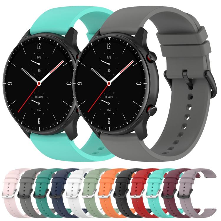 20mm Kalebol Round Tail Silicone Watch Band(Dark Grey) - 20mm Bands by Kalebol | Online Shopping South Africa | PMc TechLife | Buy Now Pay Later Mobicred