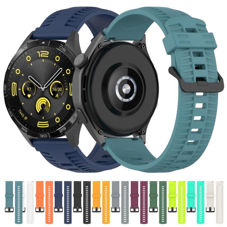20mm Kalebol Black Buckle Tire Pattern Silicone Watch Band(Lime) - free shipping - PMc TechLife - Order now!